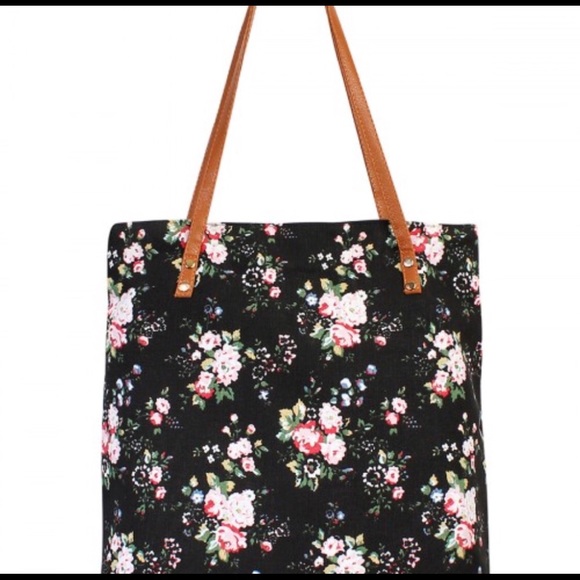 π₯π₯ Large Floral Tote - Picture 4 of 4